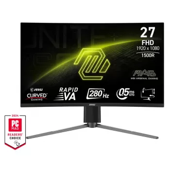 MSI MAG 276CPXF 27 collu (68.6 cm) Full HD izliekts monitors, melns