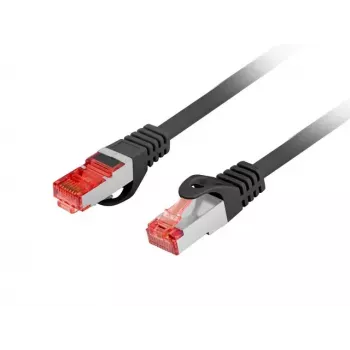 LANBERG Cat6 F/UTP (FTP) tīkla kabelis, RJ-45–RJ-45, 1,5 m, melns