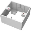 Elektroinstalācijas kārba Vision TC3 BACKBOX1G Balta