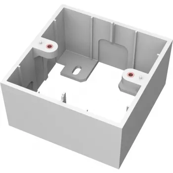 Elektroinstalācijas kārba Vision TC3 BACKBOX1G Balta