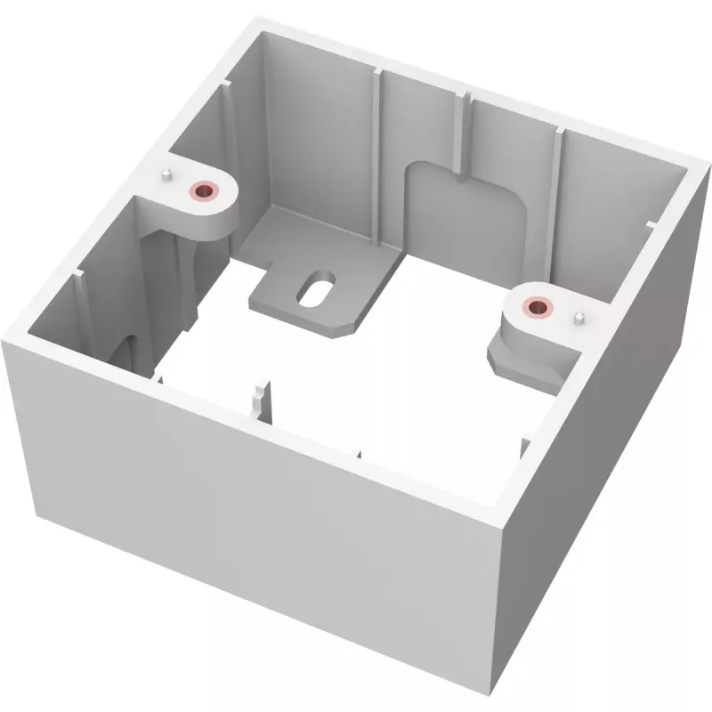 Elektroinstalācijas kārba Vision TC3 BACKBOX1G Balta