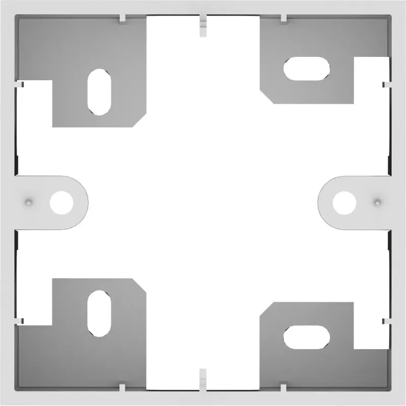 Elektroinstalācijas kārba Vision TC3 BACKBOX1G Balta
