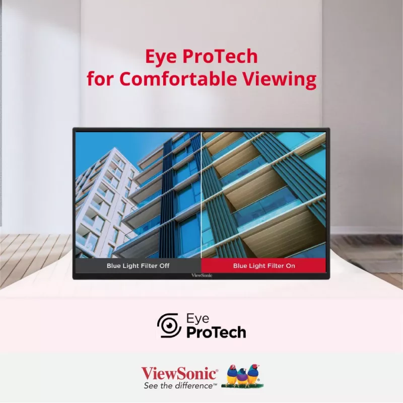 Viewsonic VA1650 portatīvais monitors 40.6 cm (16 inch) Full HD LED melns