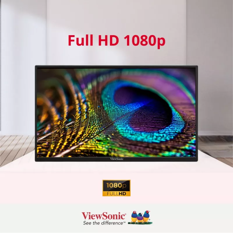 Viewsonic VA1650 portatīvais monitors 40.6 cm (16 inch) Full HD LED melns