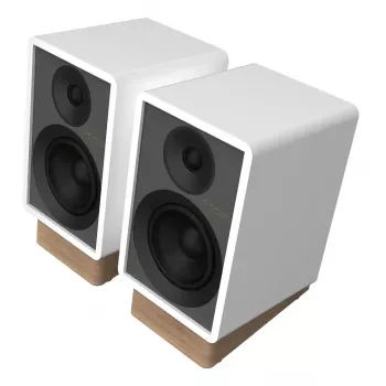 Onkyo 2-virzienu skaļrunis GX-30ARC — 2.0 kanāli, vadu un bezvadu, 50 W RMS, 55–20000 Hz, Pelēks/Balts