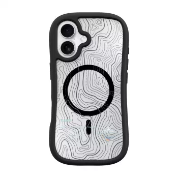 LAUT POP ADVENTURE maciņš iPhone 16 Series Black Transparent