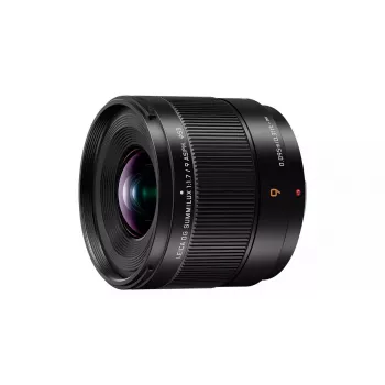 Panasonic H-X09 (LEICA DG SUMMILUX 9mm F1.7) īpaši platleņķa objektīvs 12 elementi 0.25x Melns