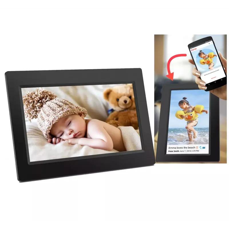 Digitālais foto rāmis Denver PFF-1015B 10.1 collu skārienekrāns Wi-Fi 16GB