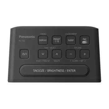Modinātājs ar radio Panasonic RC-D8EG-K Melns