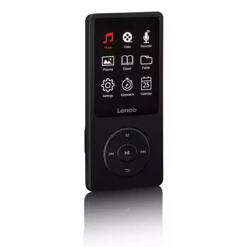 MP3 atskaņotājs Lenco Xemio-669BK 8 GB Melns LCD 18h atskaņošana