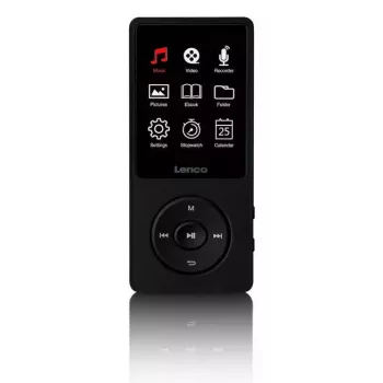 MP3 atskaņotājs Lenco Xemio-669BK 8 GB Melns LCD 18h atskaņošana