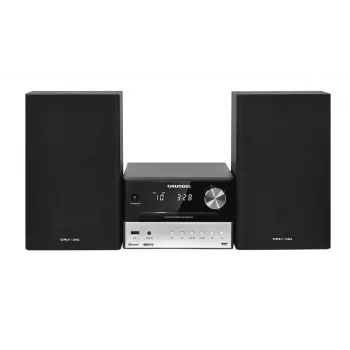 Grundig CMS 3000 BT DAB+ mājas audio mikro sistēma 30 W Melns, Sudrabs