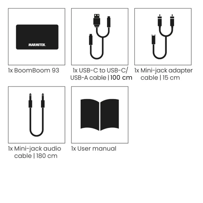 Marmitek BoomBoom 93 bezvadu Bluetooth audio uztvērējs (08312)