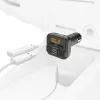 Hama 00014163 FM modulators / lādētājs, AUX-IN, USB-IN, melns