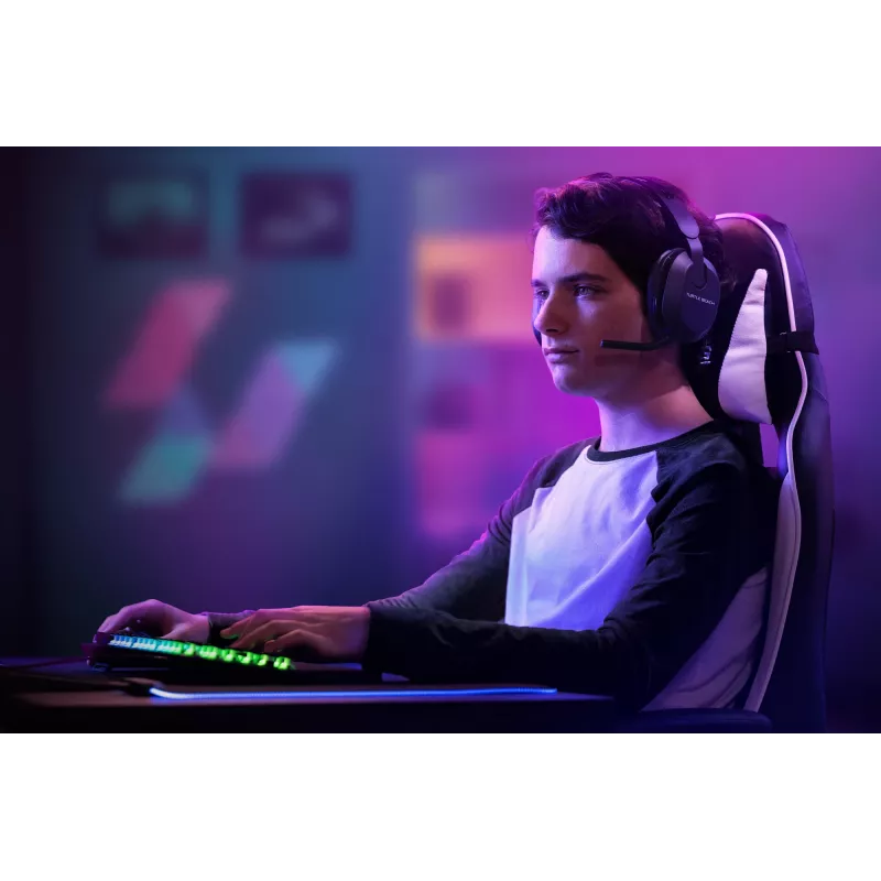 Turtle Beach Stealth 500 Melna Bezvadu Spēļu Austiņas PC, PS5, PS4 un Mobilajām Ierīcēm, līdz 40h Akumulators, Bluetooth