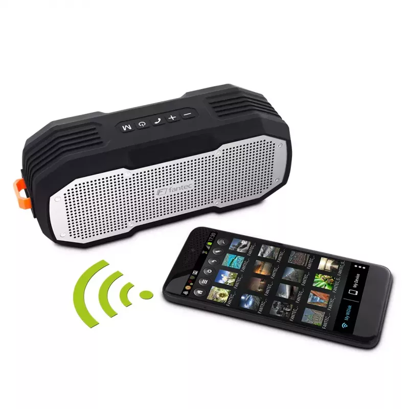 Stereo portatīvais skaļrunis Fantec Novi T30 Sudrabs