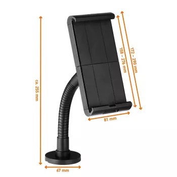 Durable Tought Wall/Table Planšete/UMPC Melns
