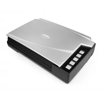 Plustek OpticBook A300 Plus plakanvirsmas skeneris 600 x 600 DPI A3 Melns, Sudrabs