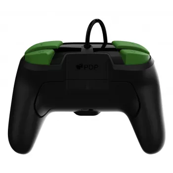 Spēļu kontrolieris PDP REMATCH Wired Controller 1-Up Glow in the Dark Nintendo Switch, USB, 3m kabelis, D-pad, Home poga, Melns/Zaļš