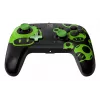 Spēļu kontrolieris PDP REMATCH Wired Controller 1-Up Glow in the Dark Nintendo Switch, USB, 3m kabelis, D-pad, Home poga, Melns/Zaļš
