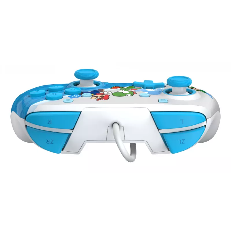 Spēļu pults PDP Mario Escape REMATCH Nintendo Switch — vadu USB, D-pad, Home poga, daudzkrāsaina