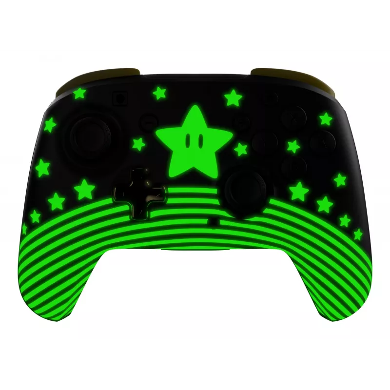 Turtle Beach Rematch Super Mario Star TBC-8101-75 bezvadu spēļu kontrolieris Nintendo Switch / Switch Lite, melns/dzeltens