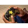 Turtle Beach Rematch Super Mario Star TBC-8101-75 bezvadu spēļu kontrolieris Nintendo Switch / Switch Lite, melns/dzeltens