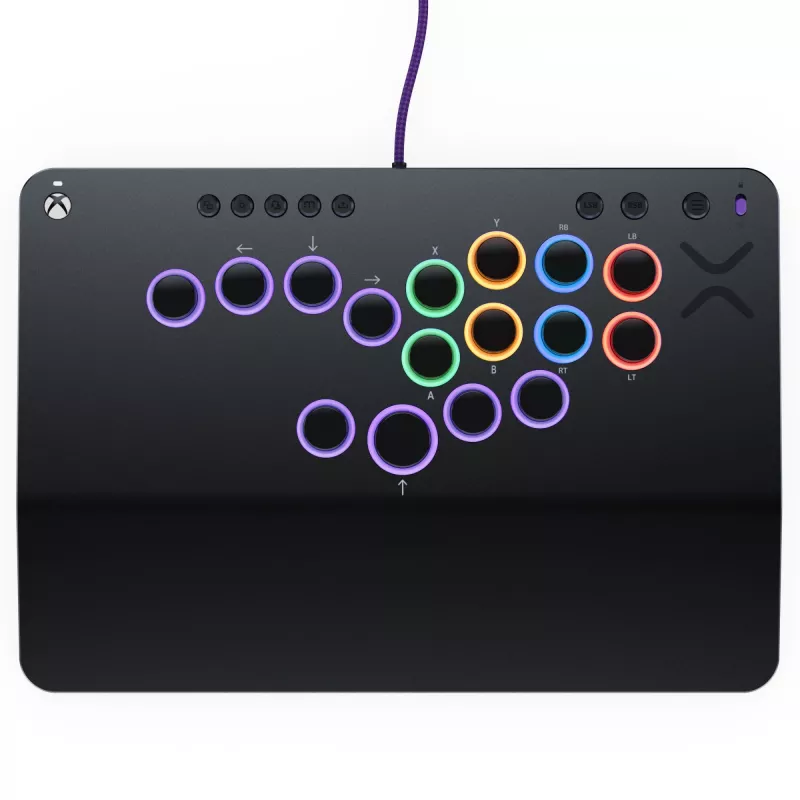 PDP Victrix Pro KO Leverless Fight Stick Grey USB kaujas kontrolieris PC, Xbox Series S, Xbox Series X