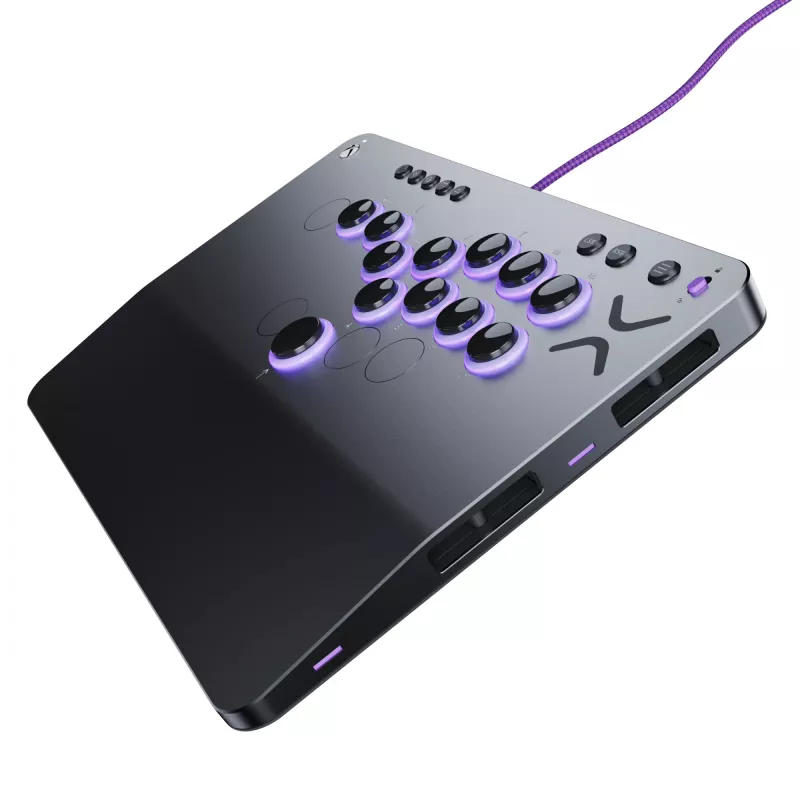 PDP Victrix Pro KO Leverless Fight Stick Grey USB kaujas kontrolieris PC, Xbox Series S, Xbox Series X