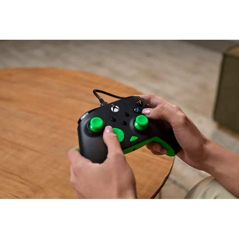 Spēļu kontrolieris Turtle Beach Rematch Core Melns Zaļš USB vads PC Xbox