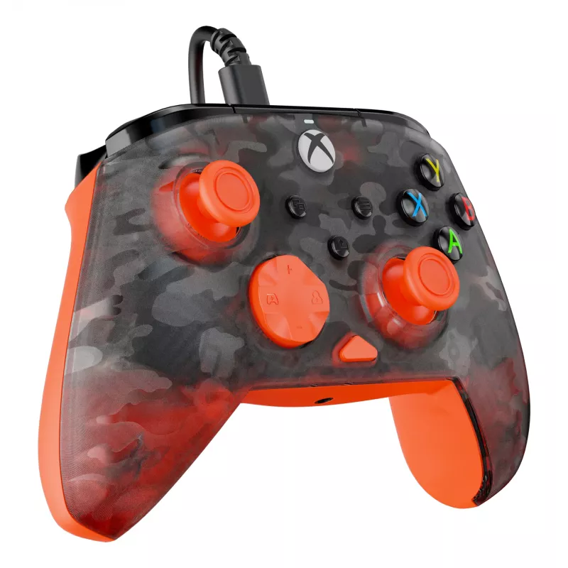 Spēļu kontrolieris Turtle Beach Rematch Core melns pelēks oranžs vadu USB