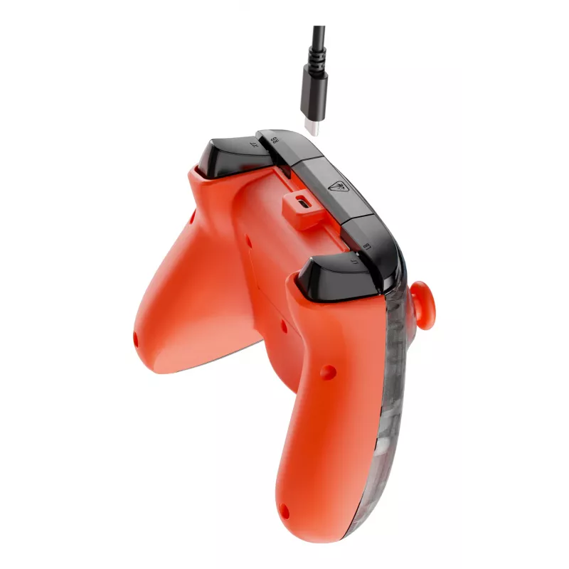 Spēļu kontrolieris Turtle Beach Rematch Core melns pelēks oranžs vadu USB