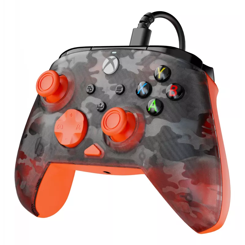 Spēļu kontrolieris Turtle Beach Rematch Core melns pelēks oranžs vadu USB