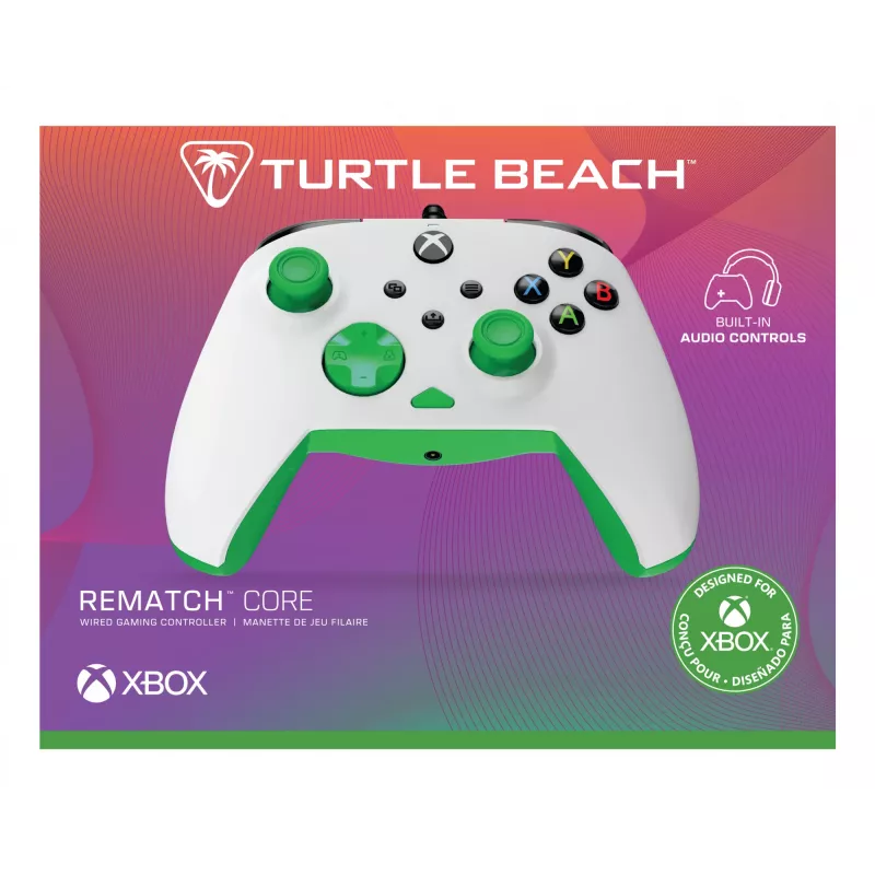 Gamepad Turtle Beach Rematch Core Zaļi Balts USB PC Xbox Series