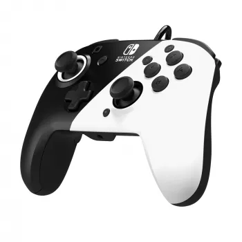 PDP Faceoff Deluxe+ Audio Vadu Kontrolieris Melns & Balts