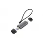 Conceptronic BIAN05G 2-in-1 USB 3.0 divu spraudņu karšu lasītājs, SD/MicroSD 3.0, UHS-I