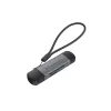 Conceptronic BIAN05G 2-in-1 USB 3.0 divu spraudņu karšu lasītājs, SD/MicroSD 3.0, UHS-I