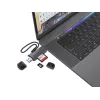 Conceptronic BIAN05G 2-in-1 USB 3.0 divu spraudņu karšu lasītājs, SD/MicroSD 3.0, UHS-I