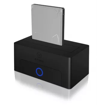 Ārējais 2.5/3.5 collu HDD/SSD korpuss ICY BOX IB-1122-U3, SATA uz USB 3.2 Gen1, 5 Gbit/s, Melns