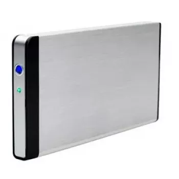 Fantec FB-C25US2 Sudraba 2.5 collu ārējais HDD korpuss ar USB barošanu