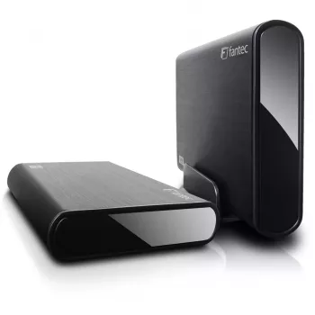 HDD korpuss Fantec DB-ALU31 Melns 3.5 collu