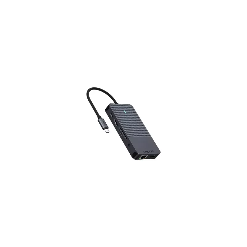 Saskarnes karte Rapoo UCM-2004 HDMI RJ-45 USB 3.2 Type-C