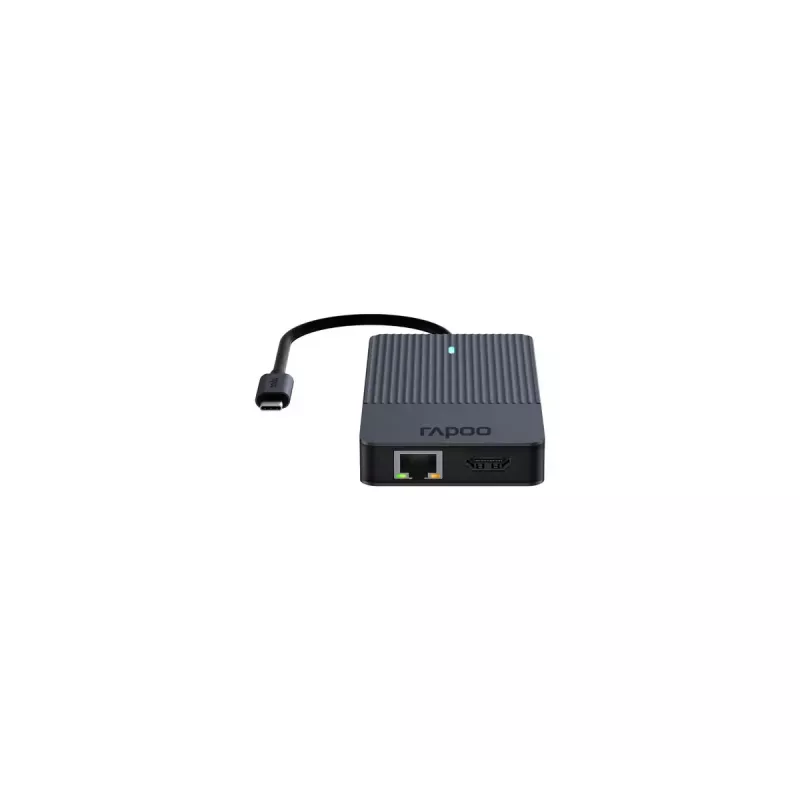 Saskarnes karte Rapoo UCM-2004 HDMI RJ-45 USB 3.2 Type-C