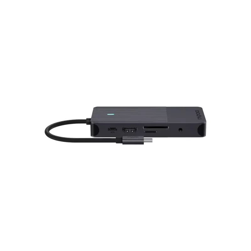 Saskarnes karte Rapoo UCM-2004 HDMI RJ-45 USB 3.2 Type-C
