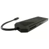 USB centrmezgls LC-Power LC-HUB-C-MULTI-6-RGB Type-C 5000 Mbit/s Melns