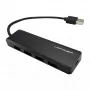 USB centrmezgls LC-Power LC-HUB-U3-4-V2 USB 3.2 Gen 1 Type-A Type-C 5 Mbit/s Melns