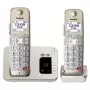 DECT telefons Panasonic KX-TGE262GN ar divām bezvadu klausulēm un atbildētāju