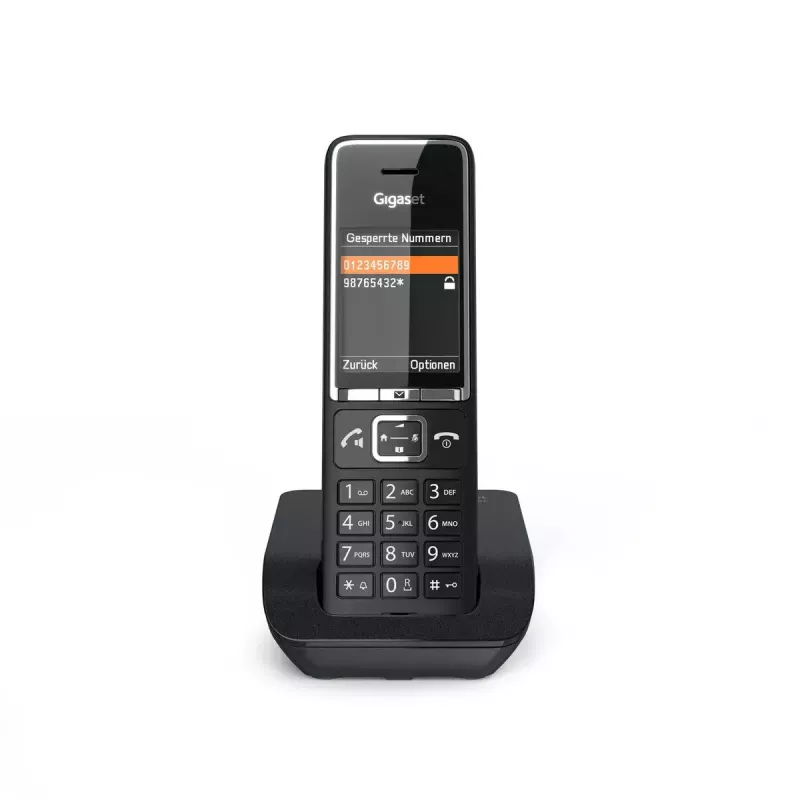 Gigaset COMFORT 550 analogais telefons ar bezvadu klausuli, zvanītāja ID