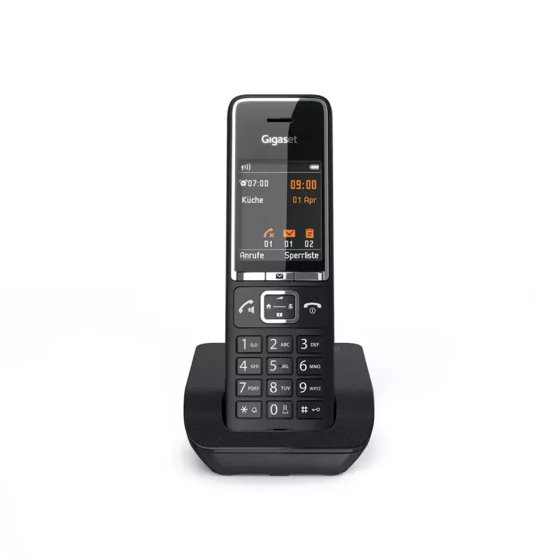 Gigaset COMFORT 550 analogais telefons ar bezvadu klausuli, zvanītāja ID