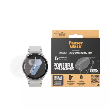 PanzerGlass® Ekrāna aizsargs Samsung Galaxy Watch8 | Watch7 44mm Ultra-Wide Fit